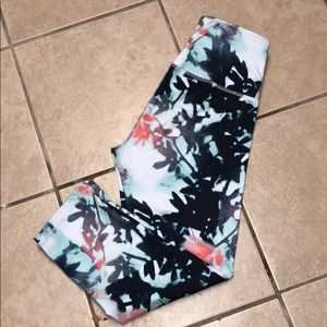Floral active leggings